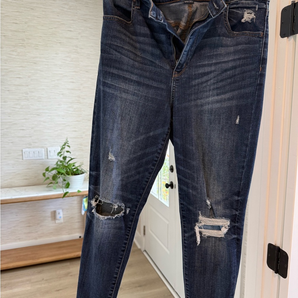 American Eagle Outfitters Dark Blue Denim